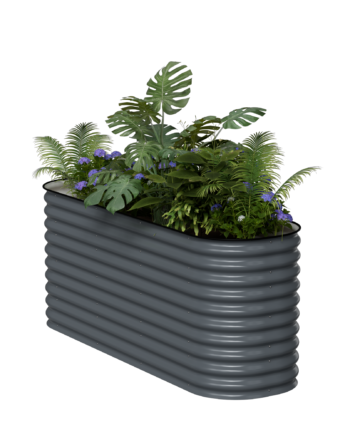 6 IN 1 Metall-Hochbeet 195 x 60 x 81 cm