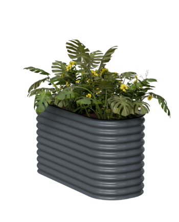 4 IN 1 Metall-Hochbeet 150 × 60 × 81 cm